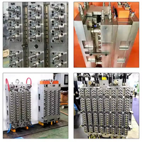 Machine de soufflage automatique de bouteilles PET Aikedi SEG-4-0.6, 4 cavités, 220/380V, pour bouteilles alimentaires, faible coût d'entretien, puissance 35kW