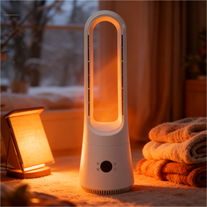 مروحة برج بدون شفرات للتدفئة والتبريد، مروحة كهربائية منزلية بدون شفرات - Product Image 1