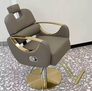 Chaise de barbier en cuir à rotation 360° et pompe hydraulique, mobilier de salon moderne, vente chaude - Product Image 4