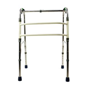 Aluminum Alloy <b>Walker</b> <b>Folding</b> Adjustable Height For Elderly Mobility Aid - Product Image 1