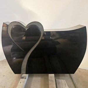 Exportation transfrontalière <span class=keywords><strong>de</strong></span> sculptures en granit pour tombes du Hebei, stèles en <span class=keywords><strong>pierre</strong></span> noire du Shanxi pour cimetières en Europe, Amérique, Russie, usage funéraire - Product Image 4