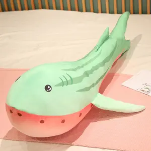 New Design Soft Watermelon Shark Throw Pillow Stuffed Animal Toy