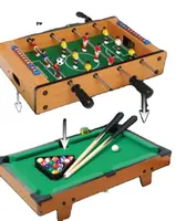 Game 2 In 1 Game Table Mini Soccer And Billiards Multi Functional Table Game