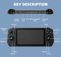 Console de jeu portable Powkiddy X28, système Android 11 open source, Wi-Fi 64 bits, écran 5,5 pouces, joystick 3D, prise en charge multijoueur, batterie 5000 mAh