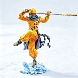 Statue <span class=keywords><strong>de</strong></span> collection du Roi Singe <span class=keywords><strong>de</strong></span> <span class=keywords><strong>la</strong></span> <span class=keywords><strong>mythologie</strong></span> chinoise, figurine en résine, cadeau pour <span class=keywords><strong>les</strong></span> fans - Product Image 4