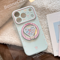 Coque de téléphone magnétique à paillettes pour iPhone 16 Pro 17 pour filles, design élégant, avec 13 nœuds et 15 12