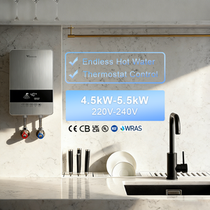 Scaldabagno Elettrico Istantaneo Hannover 220V 5.5kW con Controllo Touch, Classe A di Efficienza Energetica, Acqua Calda per Doccia, Bagno e Cucina - Product Image 3