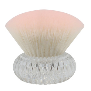 Diamond Shaped Transparent <b>Nail</b> Powder Brush 45mm Synthetic Hair PS Handle Multi Functional <b>Nail</b> Art <b>Tool</b> - Product Image 2