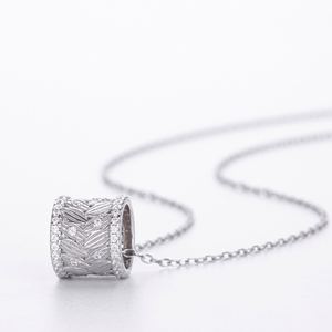 Collar de Plata de Ley S925 Chapado en Rodio con Doble Hilera de Circonitas Cúbicas 5A, Joyería Elegante para Fiestas, SPJ, Superventas - Product Image 4