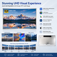 AUO 3840*2160-Modules d'affichage LCD d'origine 27 pouces, panneau Ips, écran tactile capacitif, écran Oled fin