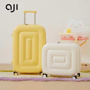 Nouveau produit <span class=keywords><strong>Aji</strong></span> Valise légère à roulettes PC Valise à roulettes de luxe Sac de voyage Valises vintage - Product Image 4