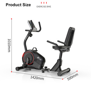Vélo d'exercice à pédale électrique à usage domestique entraînement cardio équipement de gymnastique de fitness magnétique vélo couché pour les personnes âgées - Product Image 5