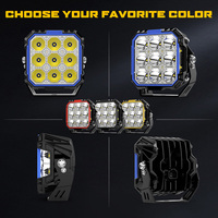Nueva llegada 5 pulgadas mejores vainas de luz LED 12V 24V Tirador Lateral todoterreno foco para camiones para modelos Silverado Hilux 6000K