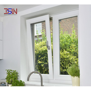 Fenêtre à battant inclinable et pivotante en aluminium durable, double vitrage, rupture de pont thermique, profil mince, insonorisée, moderne, pour maison résidentielle - Product Image 1
