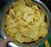 Ligne de production entièrement automatique de chips de pommes de terre, machine à frire pour légumes frais, fruits et produits à base de farine, pour les industries agricoles, certifiée CE