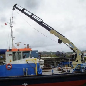 Grue <span class=keywords><strong>hydraulique</strong></span> de chantier naval à flèche télescopique 25 tonnes, grue de levage 1 tonne pour bateau - Product Image 5