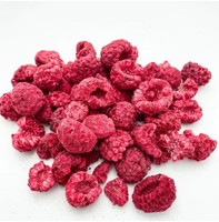 Hele Gevriesdroogde Frambozen Gevriesdroogd Fruit Frambozen Stukjes Gedroogde Frambozen