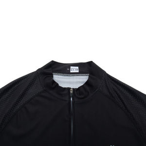 Jersey de Ciclismo Sublimado OEM con Franjas Horizontales, Malla Ventilada, Manga Corta, Cierre de Cremallera, Personalizable para Uniformes de Equipo - Product Image 3