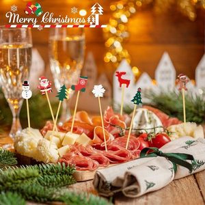Stuzzicadenti in Bambù a Tema Natalizio, Confezione Sigillata in Sacchetto OPP, Pupazzo <span class=keywords><strong>di</strong></span> Neve e Calza <span class=keywords><strong>di</strong></span> Babbo <span class=keywords><strong>Natale</strong></span>, 5 Pollici, per Antipasti e Decorazioni - Product Image 3