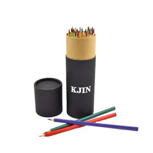 1pc 12/24 Colors Children's Sketching Wooden Colored Pencils. Erasable.  Ideal For Kids Student Drawing