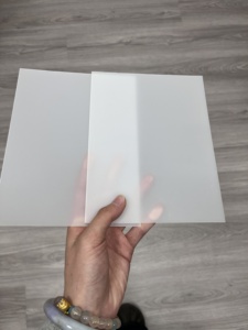 Lembaran Plastik <span class=keywords><strong>PP</strong></span> untuk Alat Tulis Transparan / Berwarna Lembaran Polipropilena Buram Ketebalan 0.5-3mm - Product Image 2