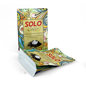 カスタム1kgコーヒー豆包装袋プラスチックジッパーアルミコーヒーバッグバルブ再利用可能平底袋 - Product Image 3