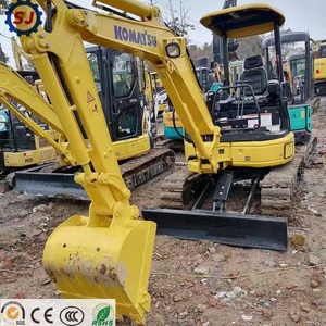Mini-excavatrice Komatsu PC30MR PC55MR-5 PC70-8 d'occasion, 3 tonnes, stock Japon, 99 % neuve, engin de construction pour l'aménagement paysager - Product Image 4