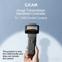 Poignée de batterie d'origine SJCAM pour booster la puissance et le contrôle sans fil du mini-caméscope C400