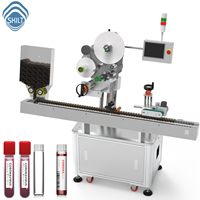 Machine d'étiquetage horizontale de haute précision SKILT pour tubes de réactifs et tuyaux en caoutchouc avec contrôle servo
