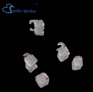 2S ortodontico dentale MBT ceramica staffe auto-leganti con strumento dalla cina - Product Image 4