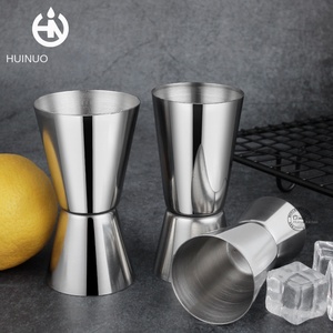 Jigger en acier inoxydable à double tête avec ruban adhésif pour <span class=keywords><strong>bar</strong></span> à vin et cocktails - Capacités de 15 ml à 60 ml - Product Image 4