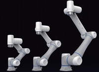 Application d'automatisation industrielle CR5AS avec une charge utile de 5 kg, dotée d'un robot collaboratif en alliage d'aluminium.