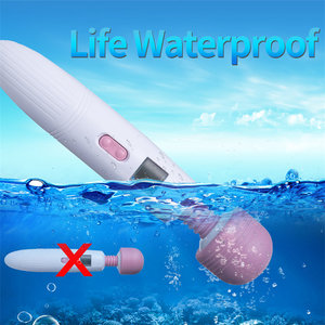 Blanc rose lesbienne japonais Obsedian <span class=keywords><strong>Massage</strong></span> gode Av Clitoris plaisir baguette masseur vibrateur Sex Toy Wom pour le sexe - Product Image 5
