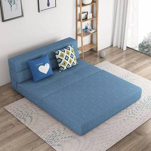 Sofá Cama Esquinero Moderno de Espuma de Alta Densidad con Tapicerí<span class=keywords><strong>a</strong></span> de Terciopelo para Sala de Estar - Product Image 3