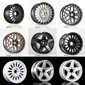 Rines Monobloque Forjados de 20 Pulgadas, 9J, 5 Radios, Plateados con Acabado Pulido, ET 15mm, <span class=keywords><strong>CB</strong></span> 110mm, para Camionetas, Todoterreno, Drift y Carreras - Product Image 4
