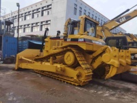 Excavadora CAT D8R Usada de Excelente Calidad, Pintura Original de Fábrica de Japón, Venta en Shanghái, Excavadora Caterpillar D8R de Segunda Mano