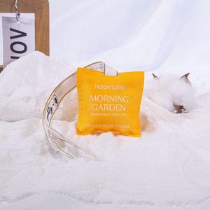 アロマバッグ吊り下げ車用芳香剤アロマセラピー耐久性のある香り高いポーチ織り生地香り付きサシェリボン付き - Product Image 6