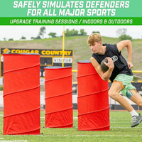 Aide à l'entraînement de simulation de défenseurs XL Blocker Pop-Up - Pour le basketball, le football, etc. 45x100cm Nylon écologique pliable