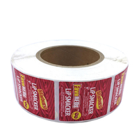 Étiquettes personnalisées en rouleau pour emballages de cosmétiques, bouteilles, bougies et faux cils, en PVC imperméable avec logo de luxe doré à chaud
