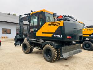 Excavadora Usada Hyundai 150W-7 Tipo Oruga, 15 Toneladas, Motor y Bomba Diésel, Excelente Rendimiento, Brazo y Pluma, Equipo de Construcción - Product Image 2