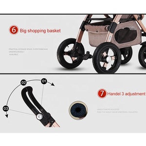 Chariot de bébé 4 en <span class=keywords><strong>1</strong></span> poussettes poussette bébé poussette 3 en <span class=keywords><strong>1</strong></span> bébé poussette 3 en <span class=keywords><strong>1</strong></span> avec siège <span class=keywords><strong>auto</strong></span> - Product Image 6