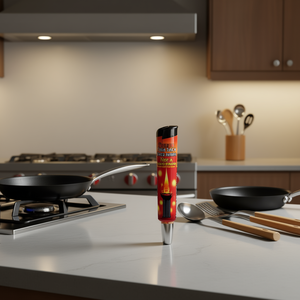 Torcia da Cucina Ever Tech Force Master Saber in Acciaio Inox, Accendino Manuale Piezoelettrico Antivento a Butano 12 Oz - Product Image 2