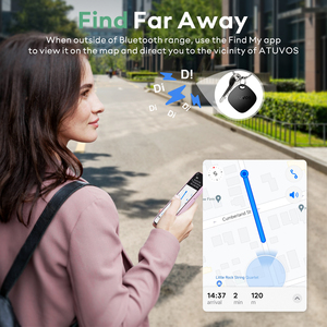 <span class=keywords><strong>Localizzatore</strong></span> GPS Intelligente ATUVOS 2026 Personalizzabile e Programmabile NFC FindMy Air-Tag Tracker IOS IP67 Certificato MFI Prezzo all'Ingrosso per Uso Personale - Product Image 3