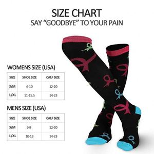 Comfortable Durable High Quality Top Rated Custom Fashion Nurse <b>Compression</b> <b>Socks</b> <b>Compression</b> 20-30 Mmhg <b>Running</b> <b>Socks</b> 2022 - Product Image 5