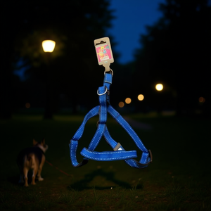 Imbracatura Riflettente per Animali Domestici in Nylon 2.0, Copertura Confortevole per Petto e Schiena per Visibilità Ottimale - Product Image 2