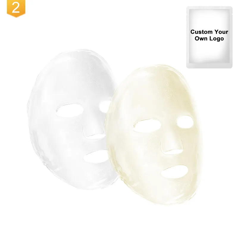 OEM Whitening Moisturizing Jelly Mask Organic 30g Crystal Face Mask Korea Collagen Paper Sheet Female Nose Skin Care Sheet Mask