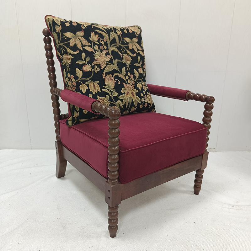 Red flower velvet-medieval color frame