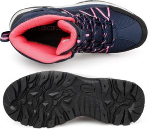 LARGERED Scarponcini da <span class=keywords><strong>Trekking</strong></span> Impermeabili Leggeri da <span class=keywords><strong>Donna</strong></span>, Scarpe da Esterno Traspiranti Antiscivolo Invernali, Taglie EU 37-42 - Product Image 3