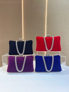 Nuevo bolso de mano para la noche, estilo europeo y americano, bolso de terciopelo para la noche, bolso de hombro a la moda, bolso de fiesta para mujer. - Product Image 5