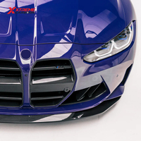 XTREME Spoiler avant en fibre de carbone sèche, séparateur de pare-chocs avant, kit carrosserie pour BMW G80 M3 G82 M4 R44 Style SP1